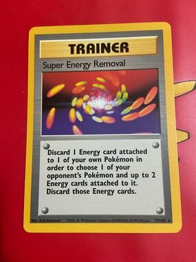 Super Energy Removal Rare Unlimited Base Set 79/102